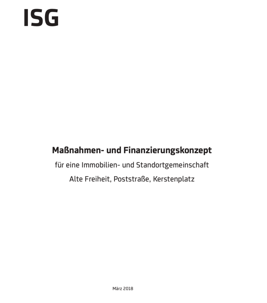 Gesetzliche Immobilien-Standort-Gemeinschaften (ISG) als Motoren der Innenstadtentwicklung