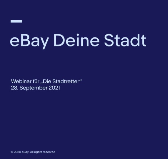 eBay Deine Stadt – ein Erfahrungsaustausch