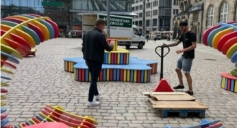 Neues Chemnitz-Mobiliar für die City