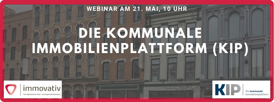 Webinar zur Kommunalen Immobilienplattform (KIP)