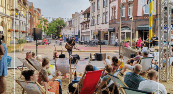 Der Innenstadt-Strand in Wunstorf
