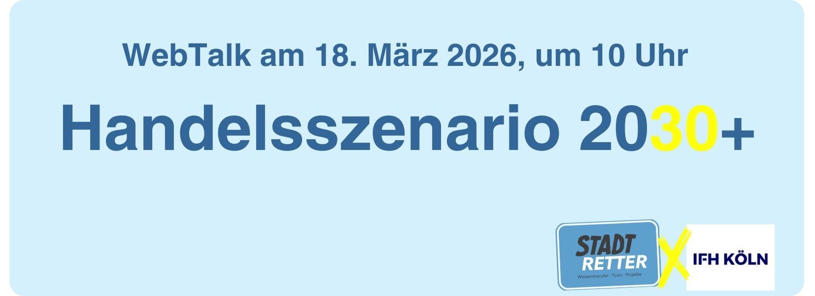 HANDELSSZENARIO 2030+