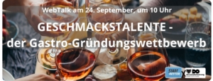 GESCHMACKSTALENTE - der Gastro-Gründungswettbewerb
